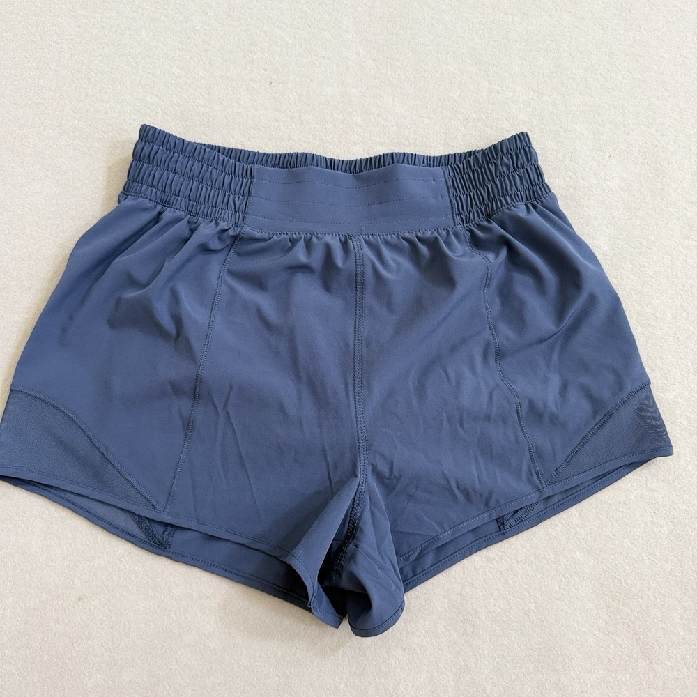 SO Women's Small Blue Athletic Running Shorts Built-In Liner Zippered Pocket